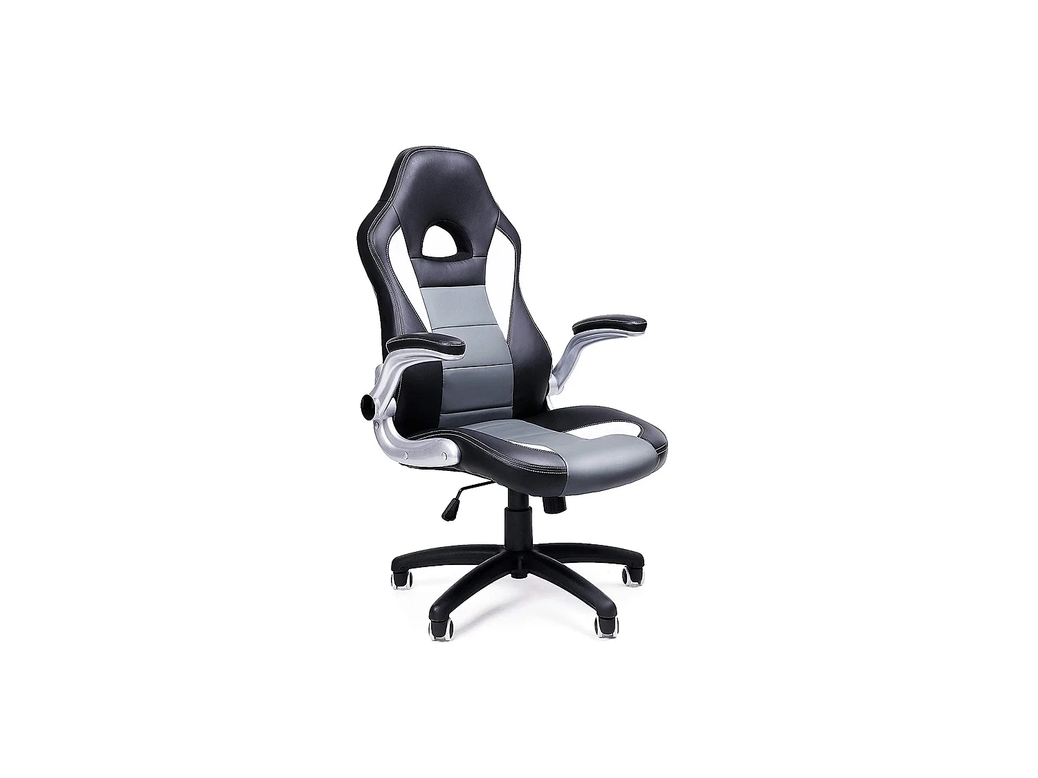 Gamingstol, 48x52x90-112 cm, Svart