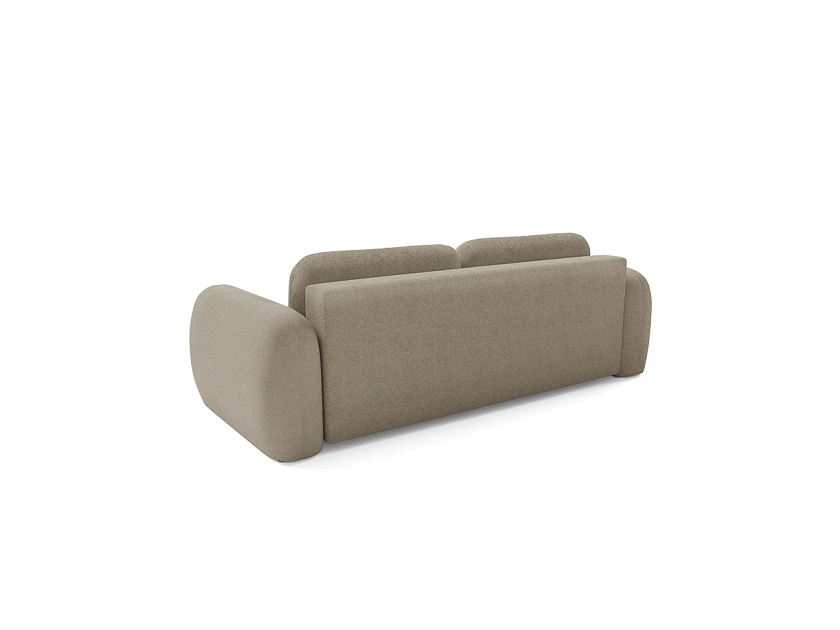 Canapé convertible 3 places avec coffre Livio Beige
