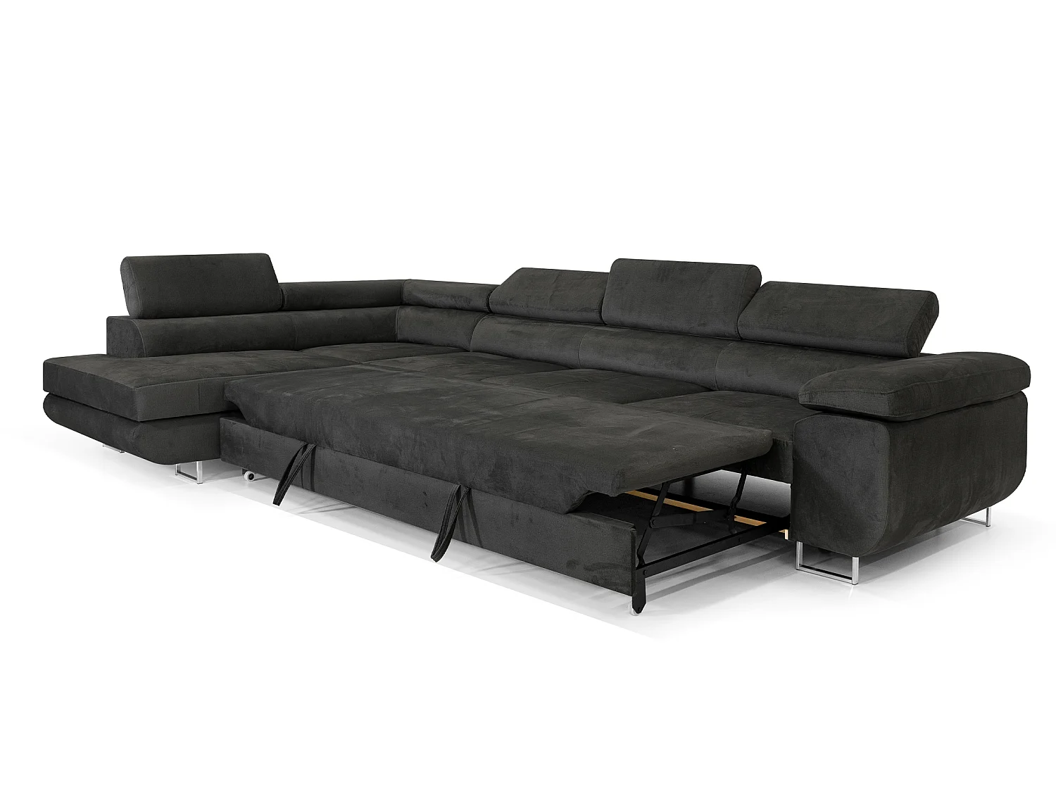 Canapé-lit en forme de U élégant vert olive avec rangement - Big PASTI par COMFORTINO FURNITURE