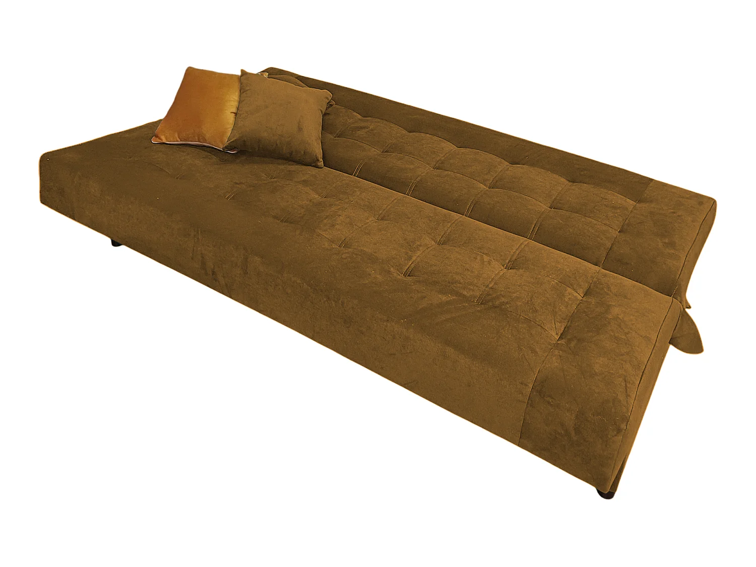 COMFORTINO FURNITURE Canapé Porto avec coffre de rangement Canapé d'angle Doré