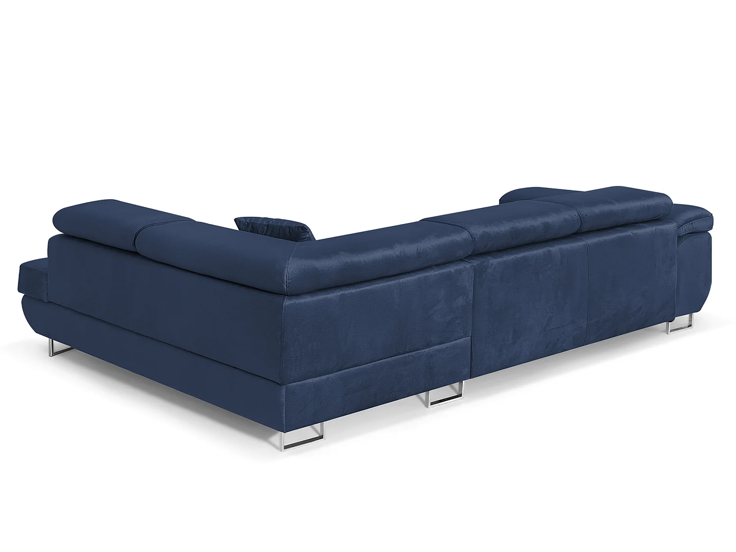 Canapé-Lit Comfortino Furniture NOLA en Forme de L avec Rangement Tissu Velours Design Moderne 3 Places