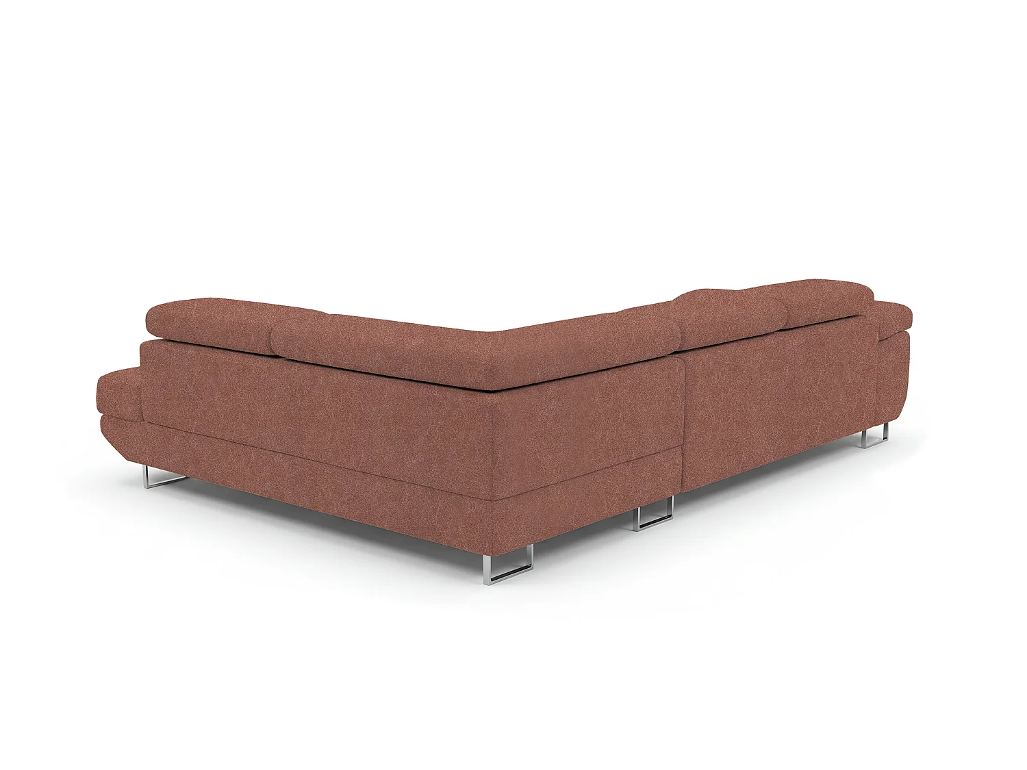 Canapé-lit en Forme de L avec Rangement en Velours Tannengrün Style Moderne 3 Places Comfortino Furniture Pasti