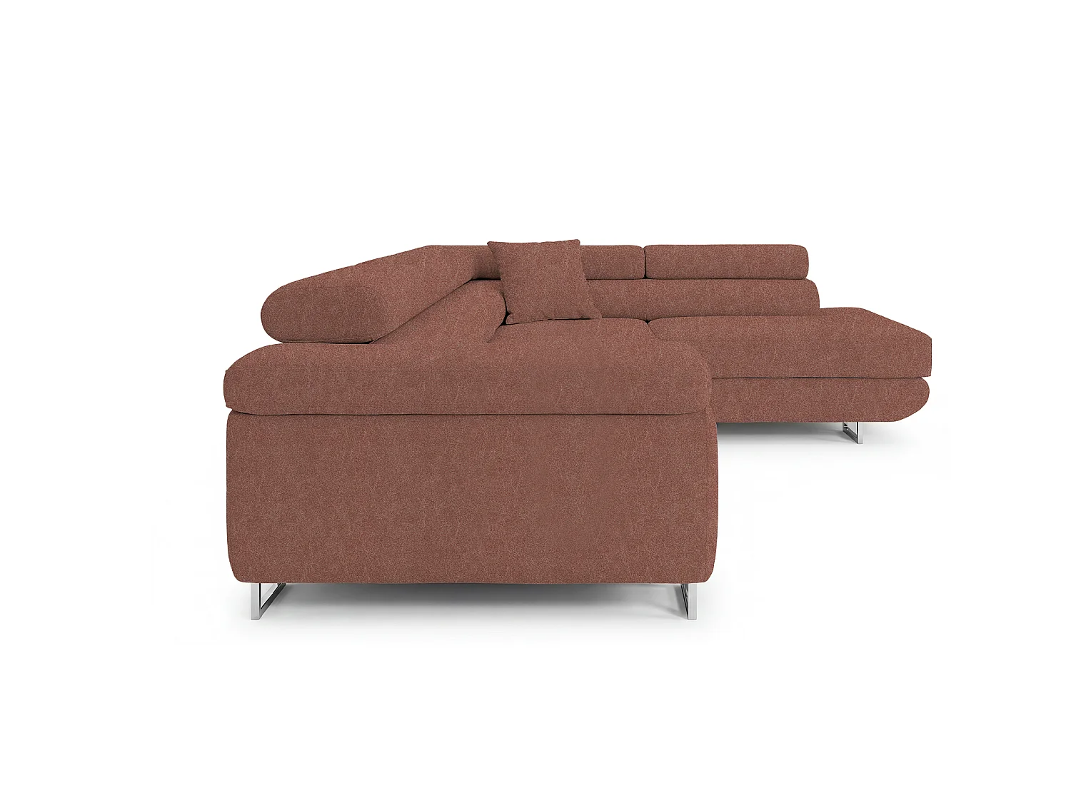 Canapé-lit en Forme de L avec Rangement en Velours Tannengrün Style Moderne 3 Places Comfortino Furniture Pasti
