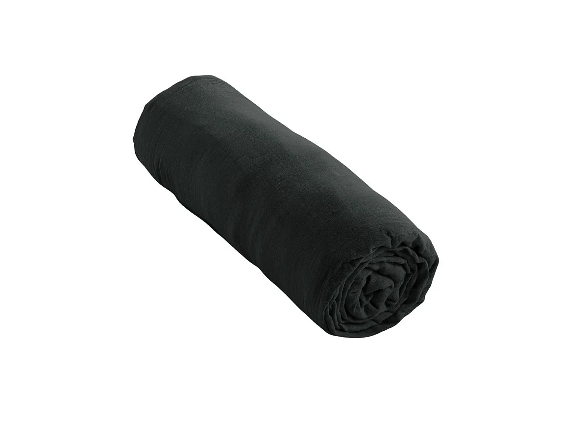 Drap Housse 140x190cm Gaze de Coton Sapin - OUREA