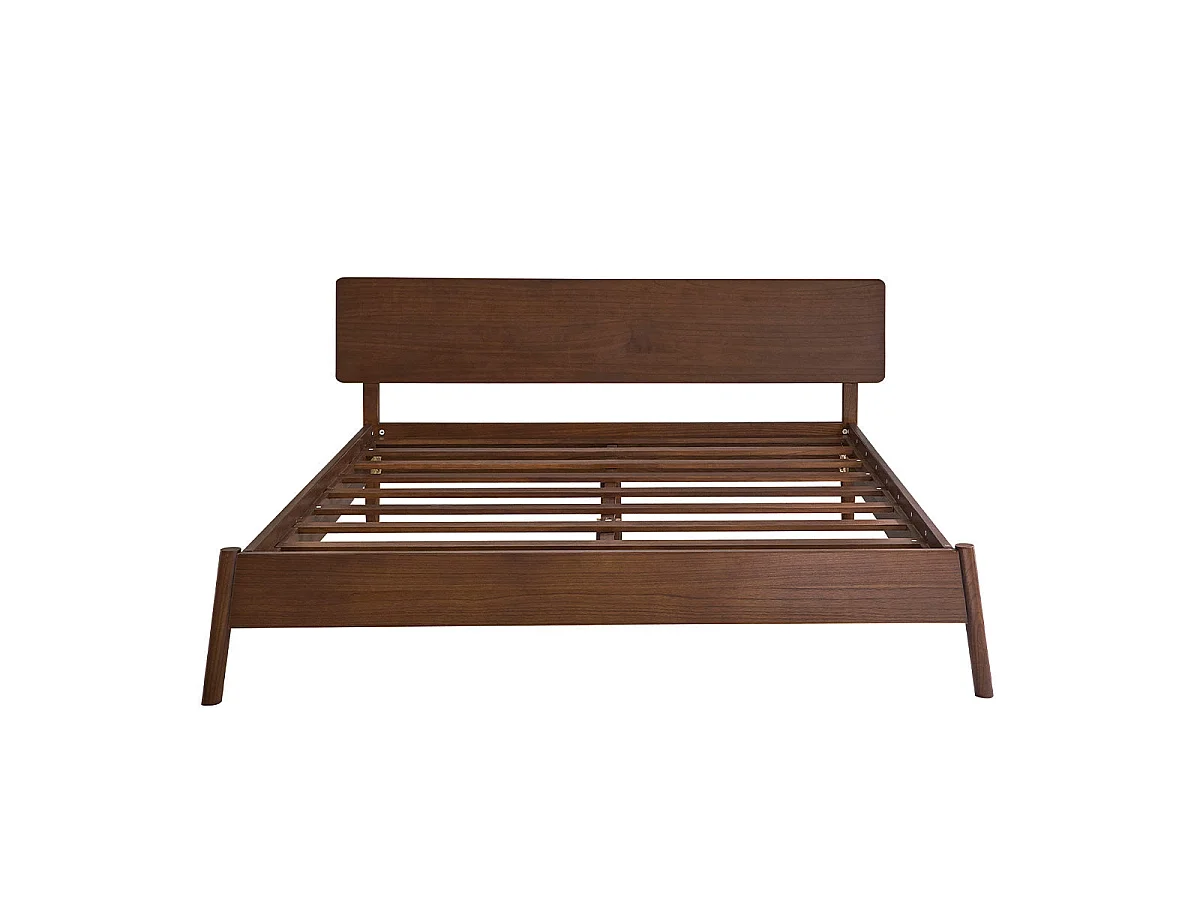 Lit en bois de mindi 160 cm avec sommier