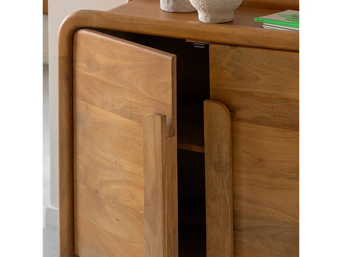 Buffet 2 portes en bois de manguier Féodor