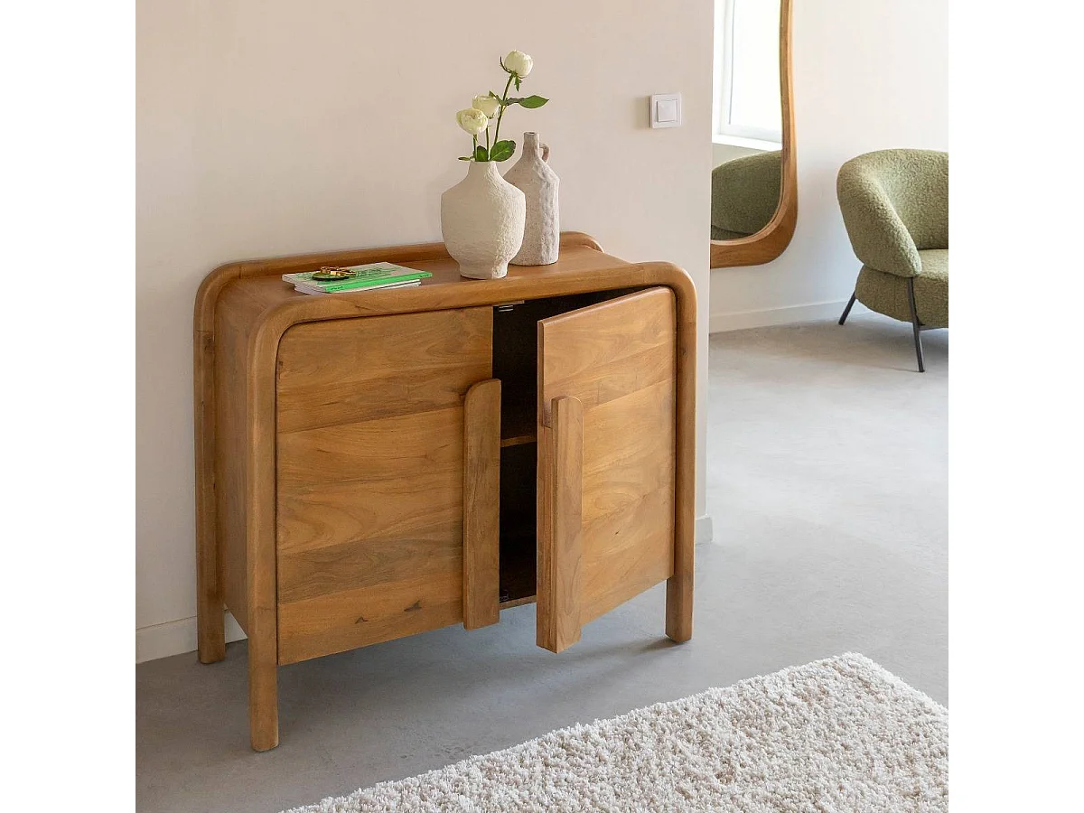 Buffet 2 portes en bois de manguier Féodor