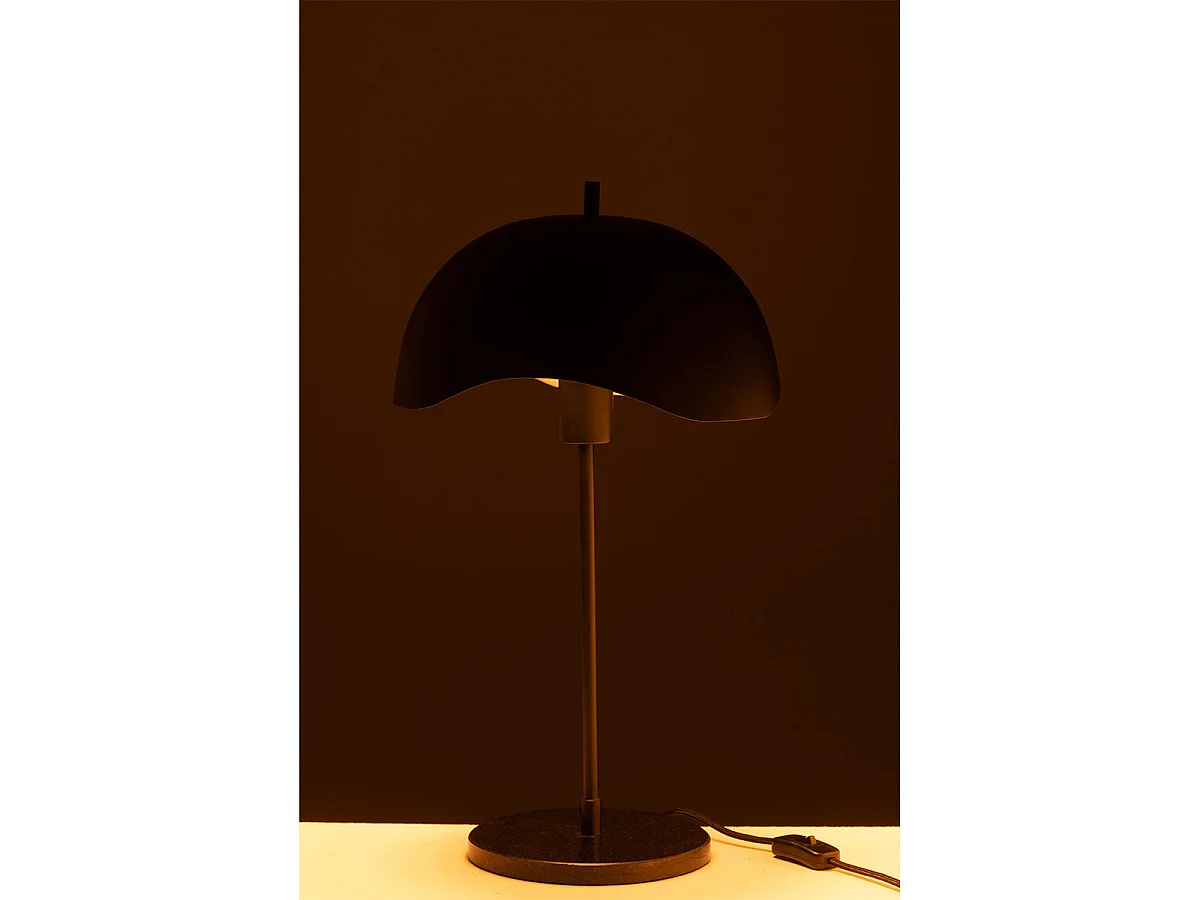 Lampe à Poser en Métal "Elias" 56cm Noir