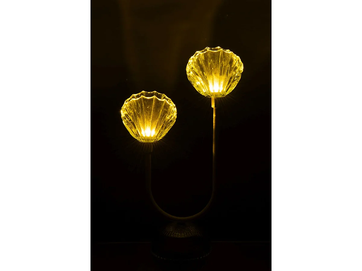 Lampe à Poser à LED "Shell" 32cm Vert Clair