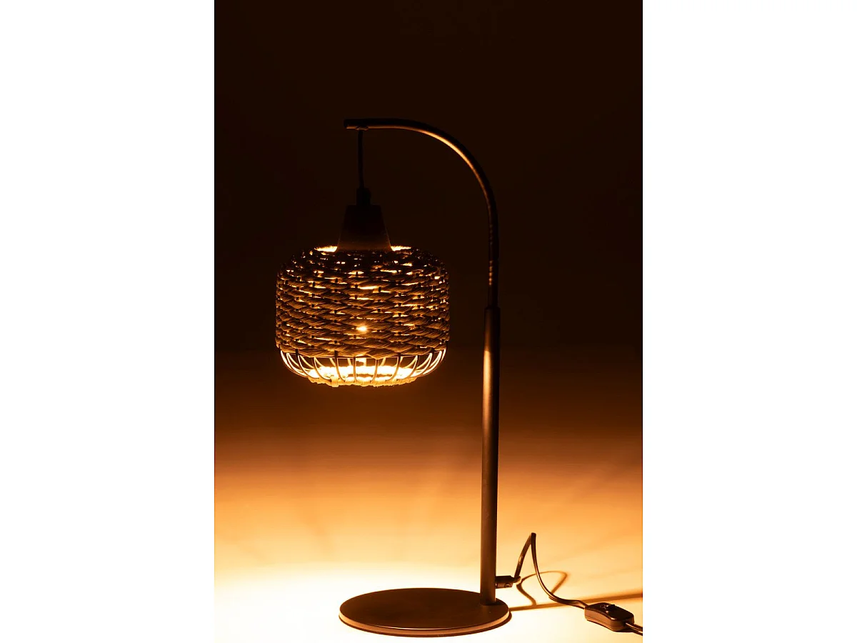 Lampe à Poser Lanterne en Métal "Eldon" 52cm Vert