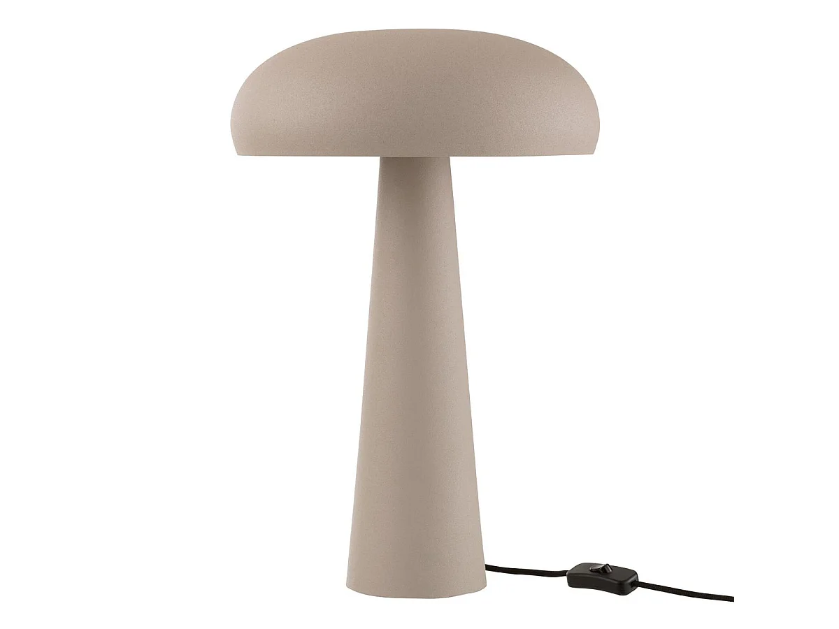 Lampe à Poser en Métal "Merle" 43cm Grège