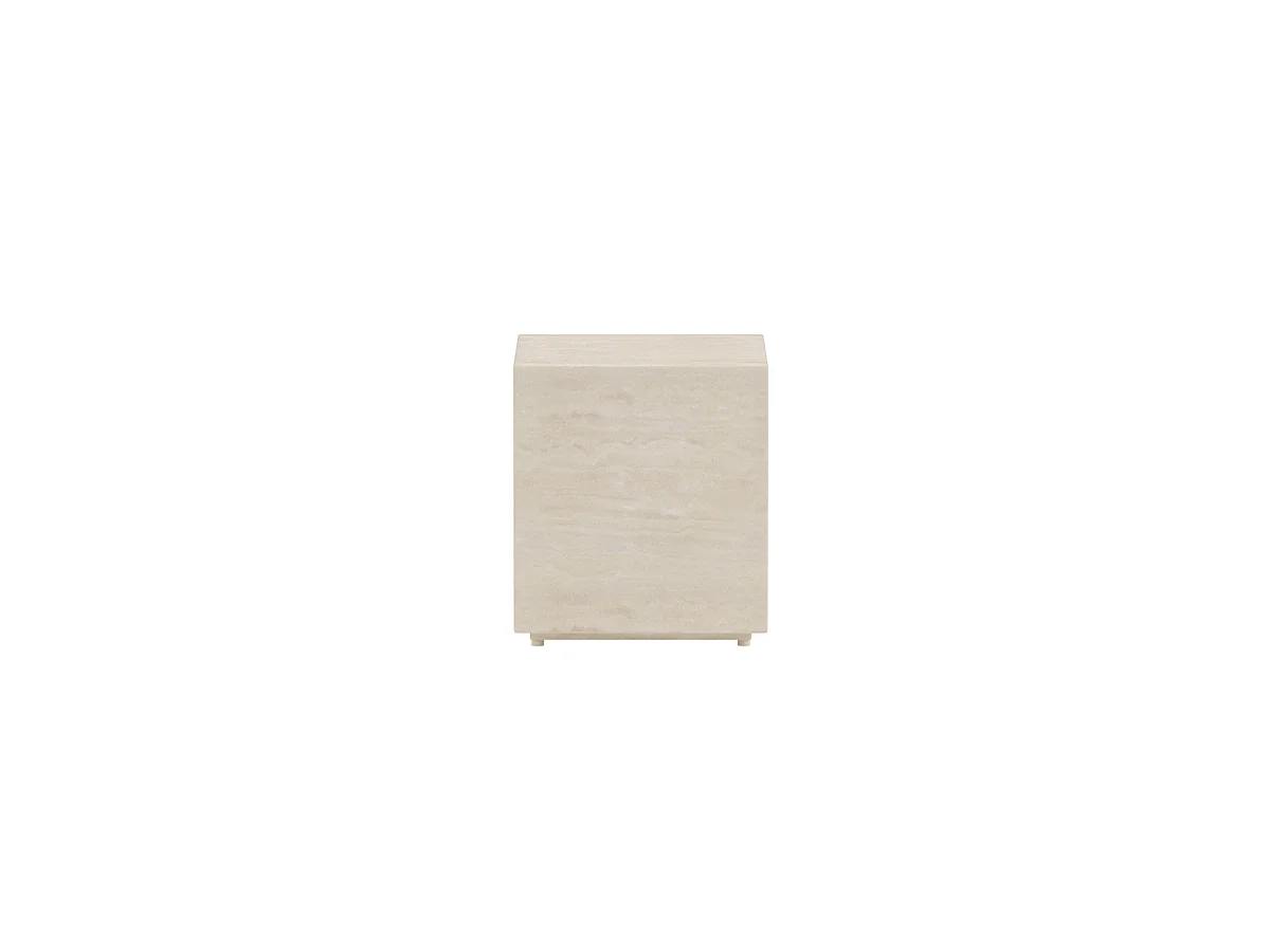 Lissabon Gartentisch Couchtisch beige.