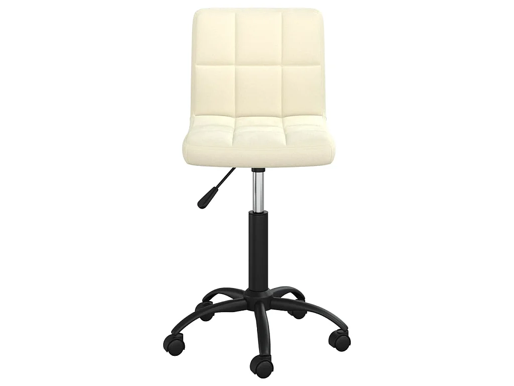 Esszimmerstuhl Drehbar Creme Samt