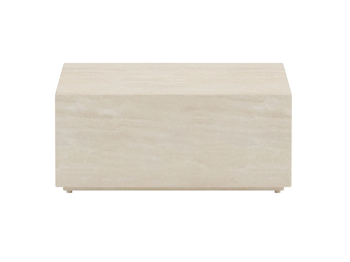 Lissabon Gartentisch Couchtisch beige.