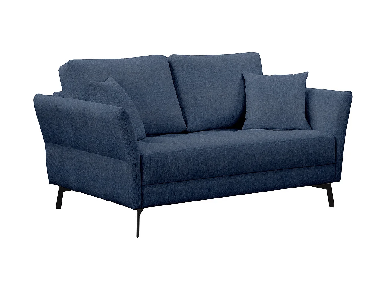 Brisa 2-zitsbank + twee sierkussens, marineblauw