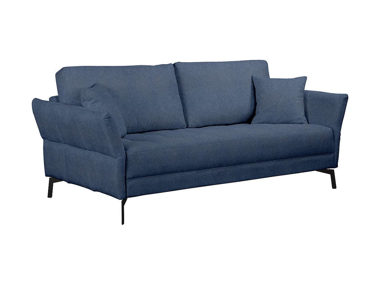 Brisa 3-zitsbank + twee sierkussens, marineblauw