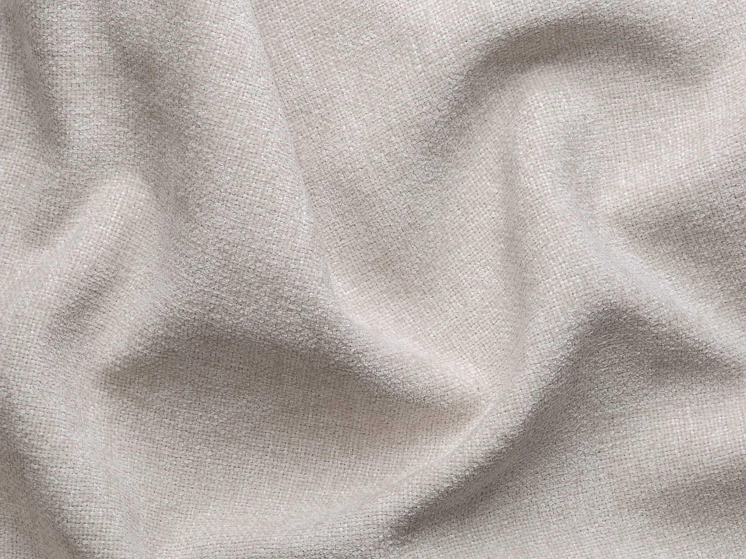 Canapé modulable 3 places en tissu texturé beige JUTINI