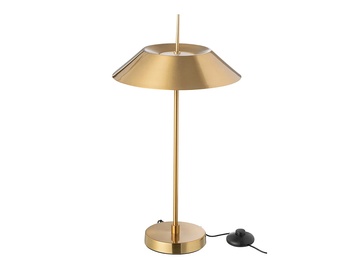 Lampe à Poser LED en Métal "Britney" 56cm Or