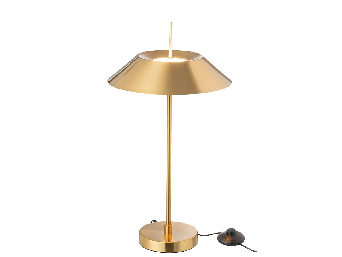 Lampe à Poser LED en Métal "Britney" 56cm Or