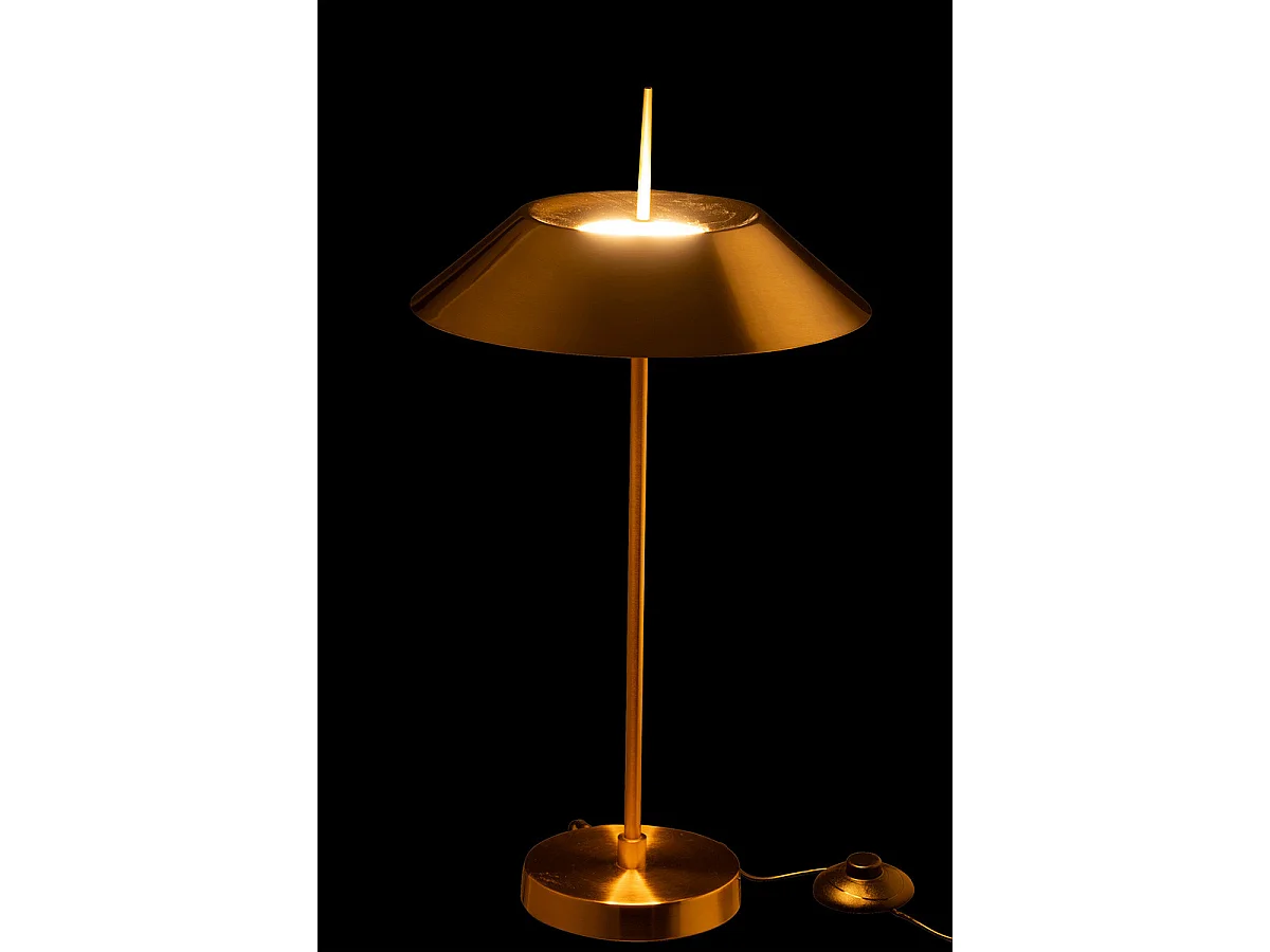 Lampe à Poser LED en Métal "Britney" 56cm Or