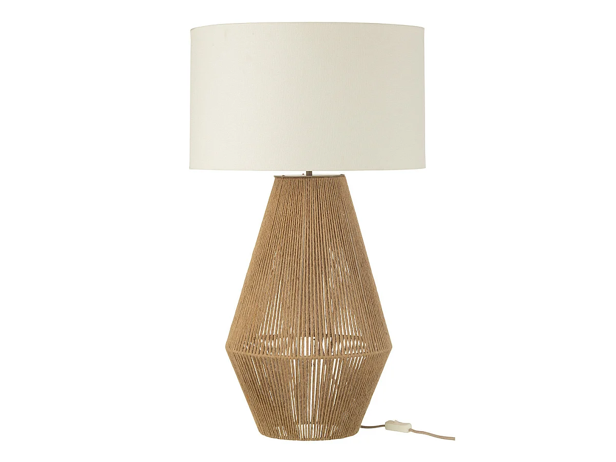 Lampe à Poser Design "Striing" 78cm Naturel