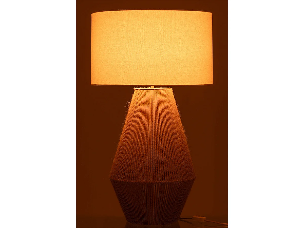 Lampe à Poser Design "Striing" 78cm Naturel