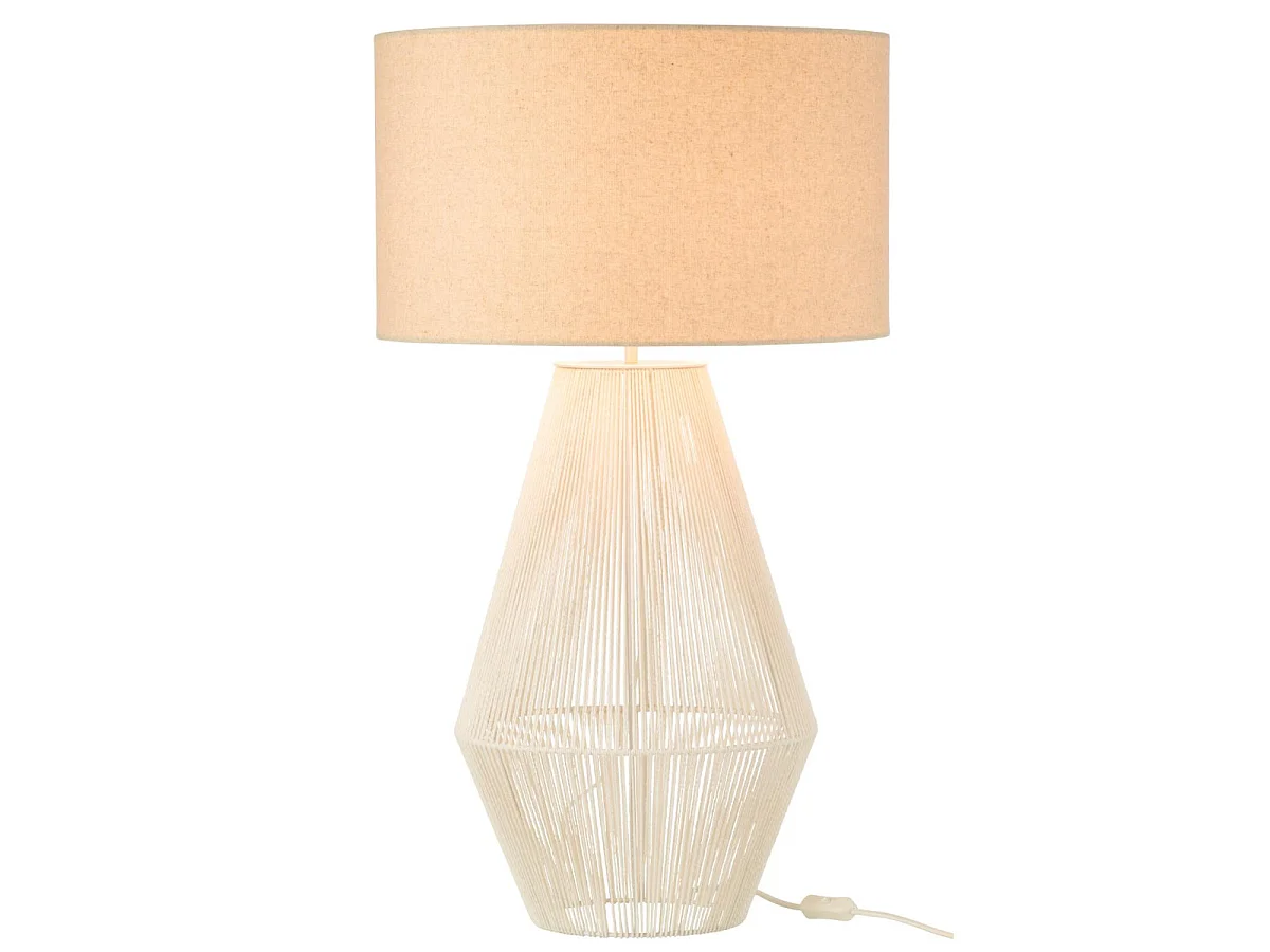 Lampe à Poser Design "Striing" 78cm Blanc