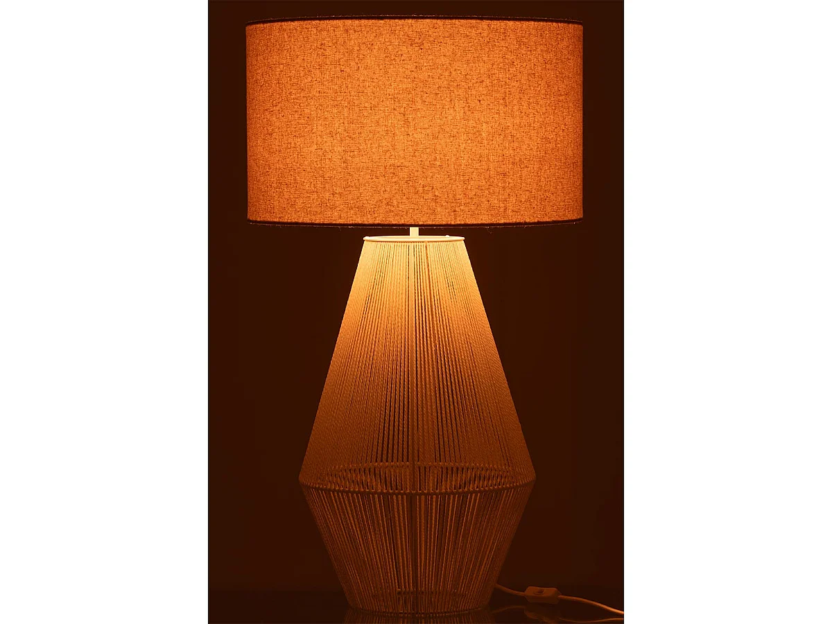Lampe à Poser Design "Striing" 78cm Blanc