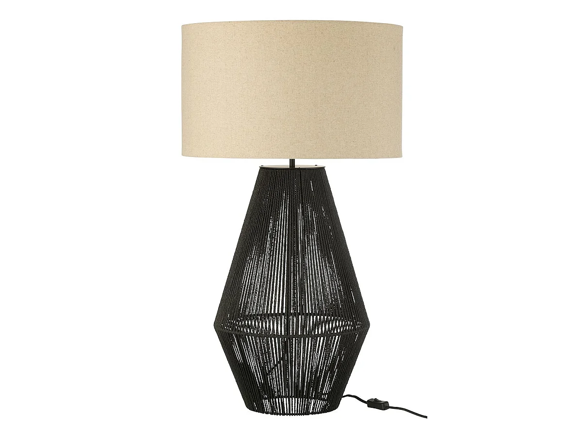 Lampe à Poser Design "Striing" 78cm Noir