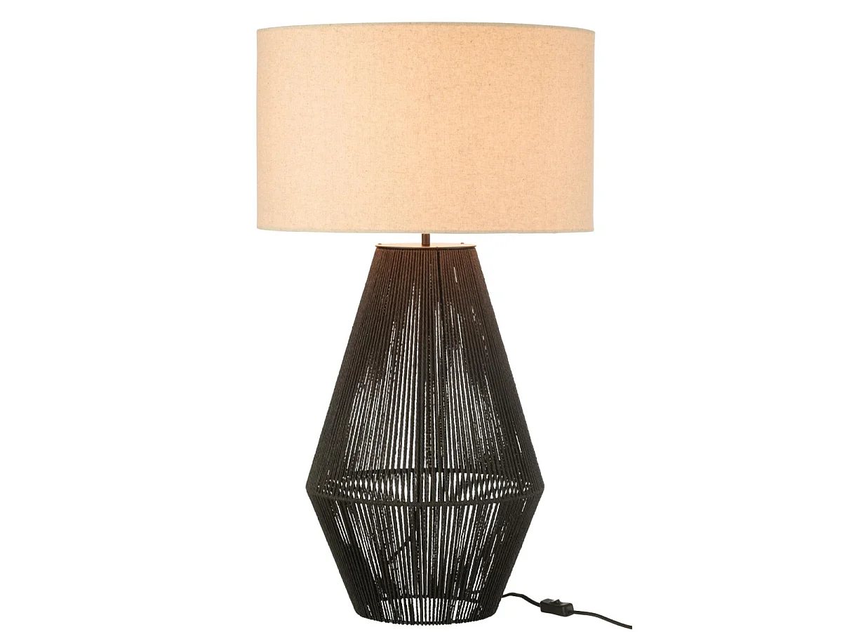 Lampe à Poser Design "Striing" 78cm Noir