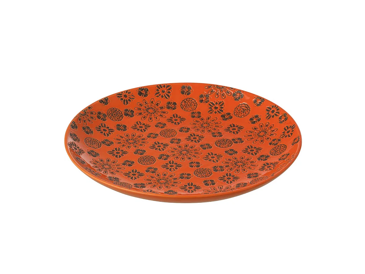 Coupelle Déco en Porcelaine "Billy" 37cm Orange