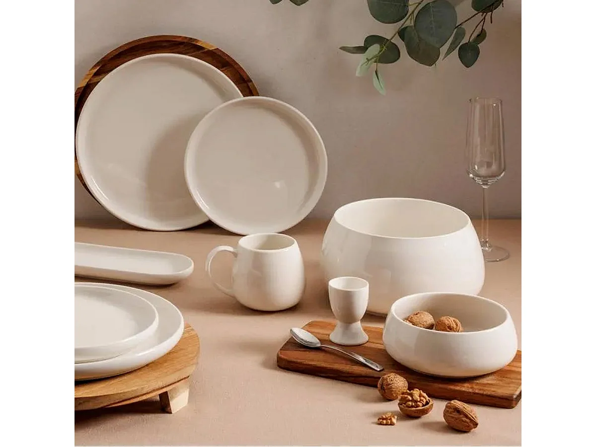 Saladier en Porcelaine "Nora" 21cm Blanc