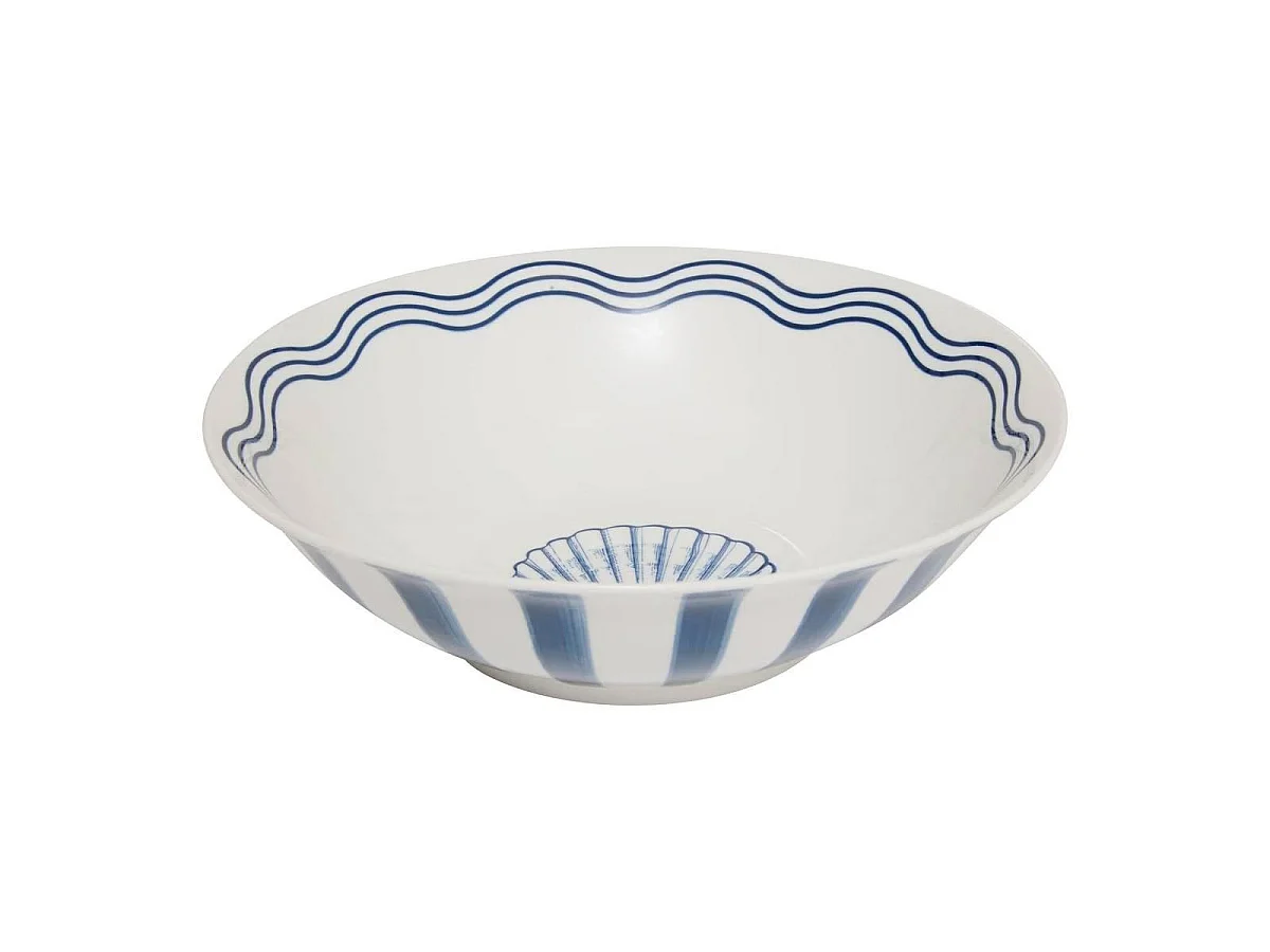 Saladier en Porcelaine "Océania" 26cm Bleu
