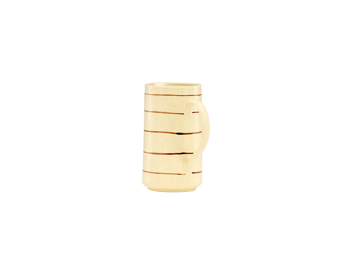 Pichet Moucheté en Porcelaine "Kutie" 22cm Beige