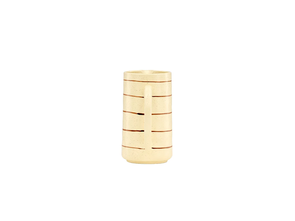 Pichet Moucheté en Porcelaine "Kutie" 22cm Beige