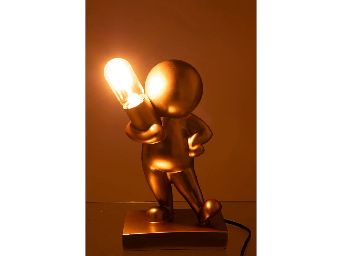 Lampe à Poser Marcel "Dannie" 35cm Doré