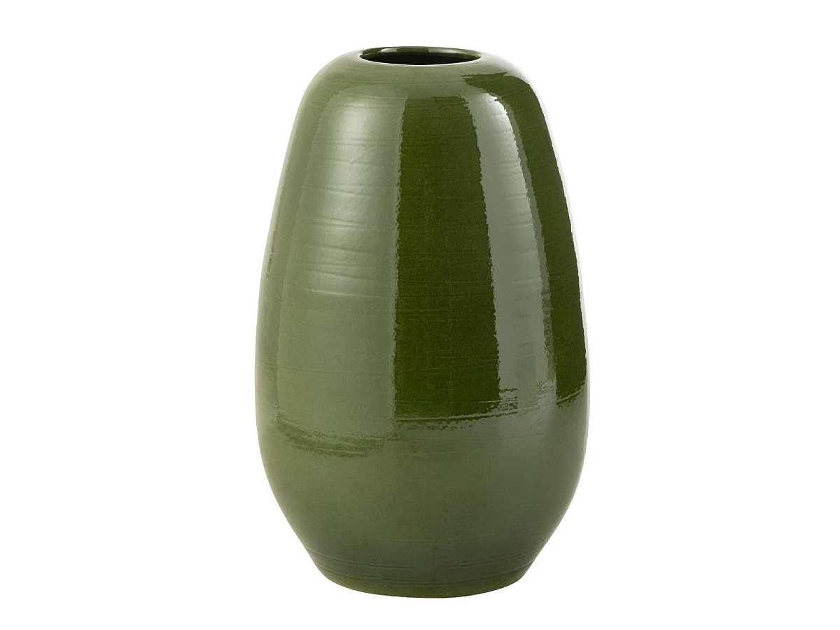 Vase Design en Porcelaine "Lola" 55cm Vert