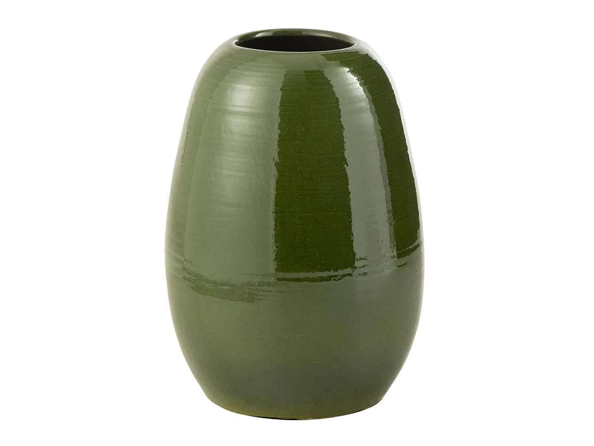 Vase Design en Porcelaine "Lola" 40cm Vert