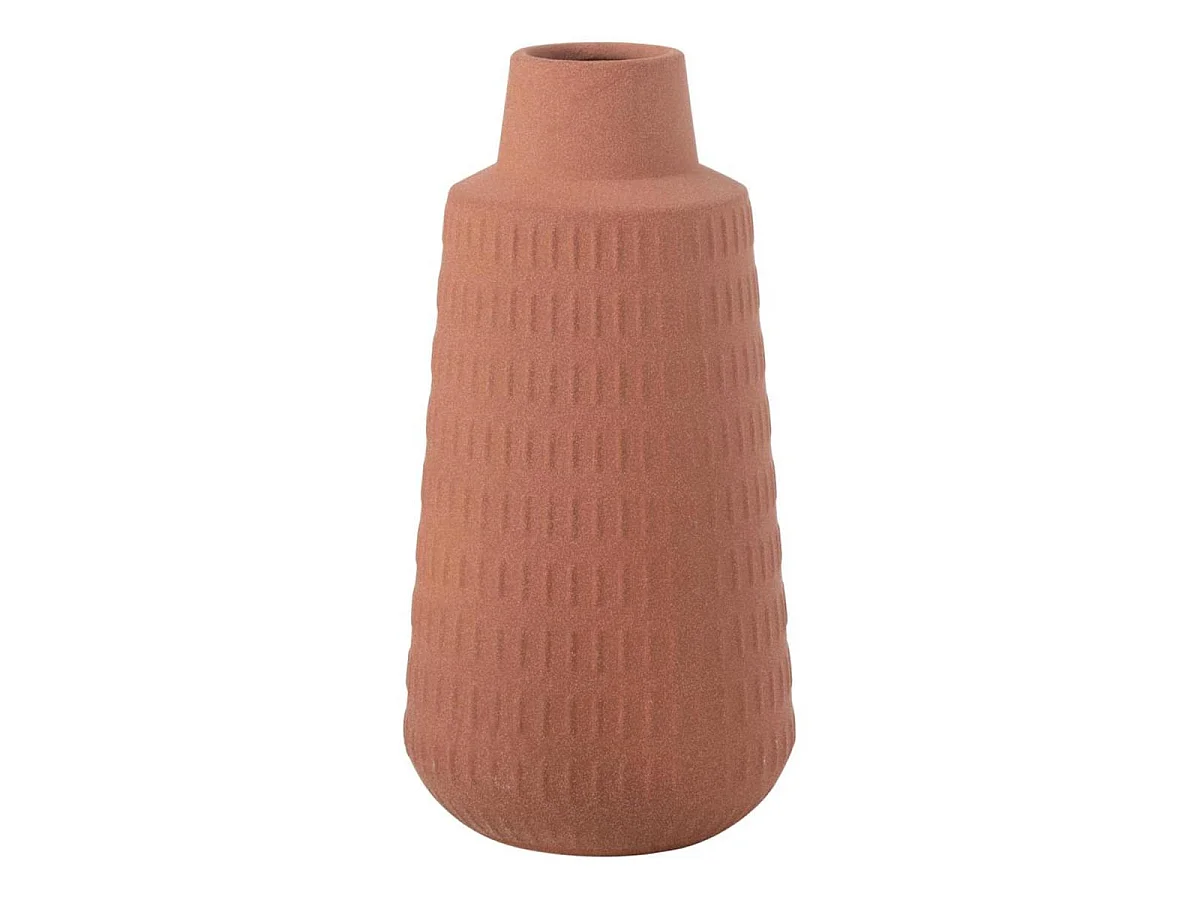Vase Déco en Porcelaine "Ria" 31cm Terracotta