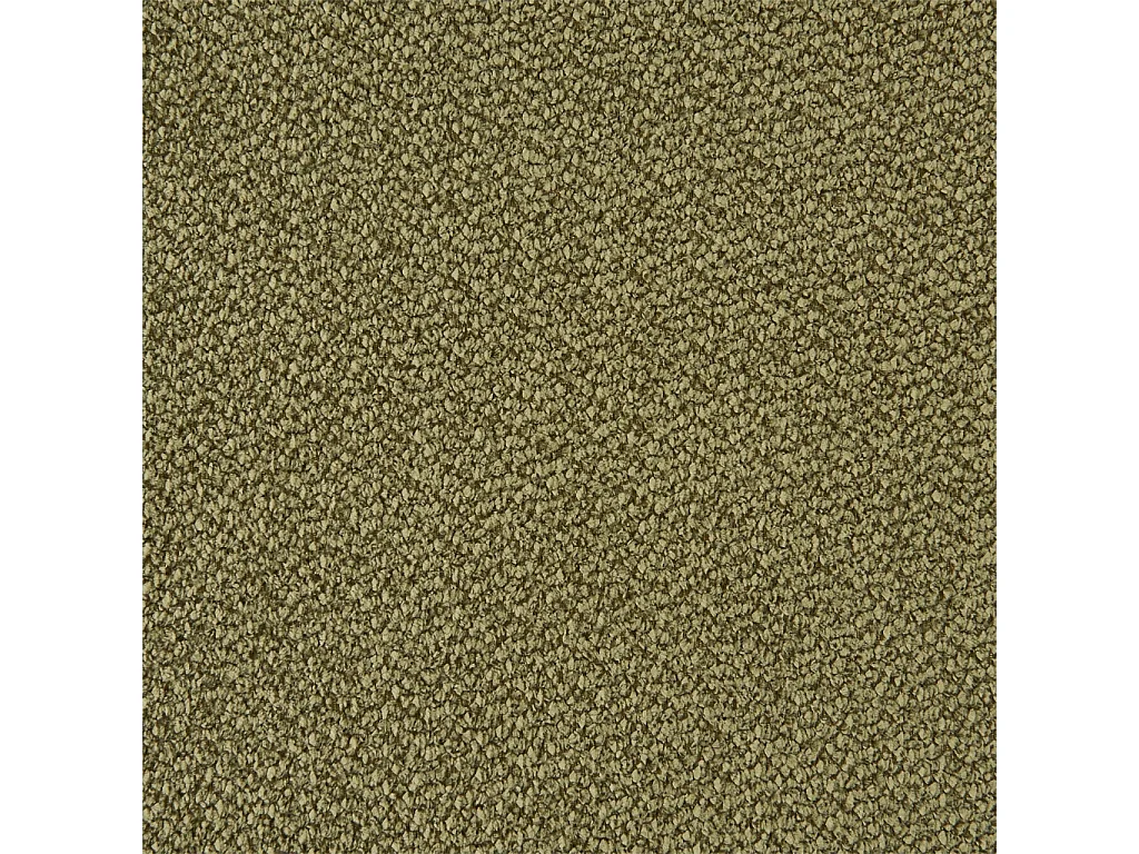 Canapé virgule organique 3 places tissu chenille kaki - Curv