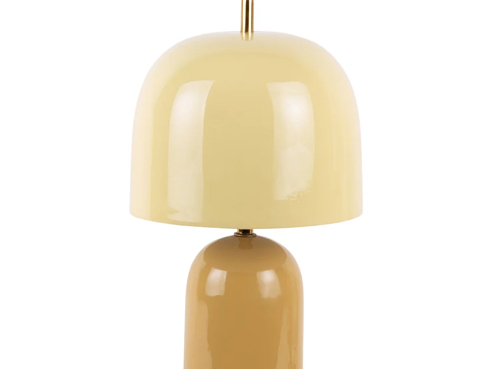 Rico - Lampe à poser en métal - Jaune