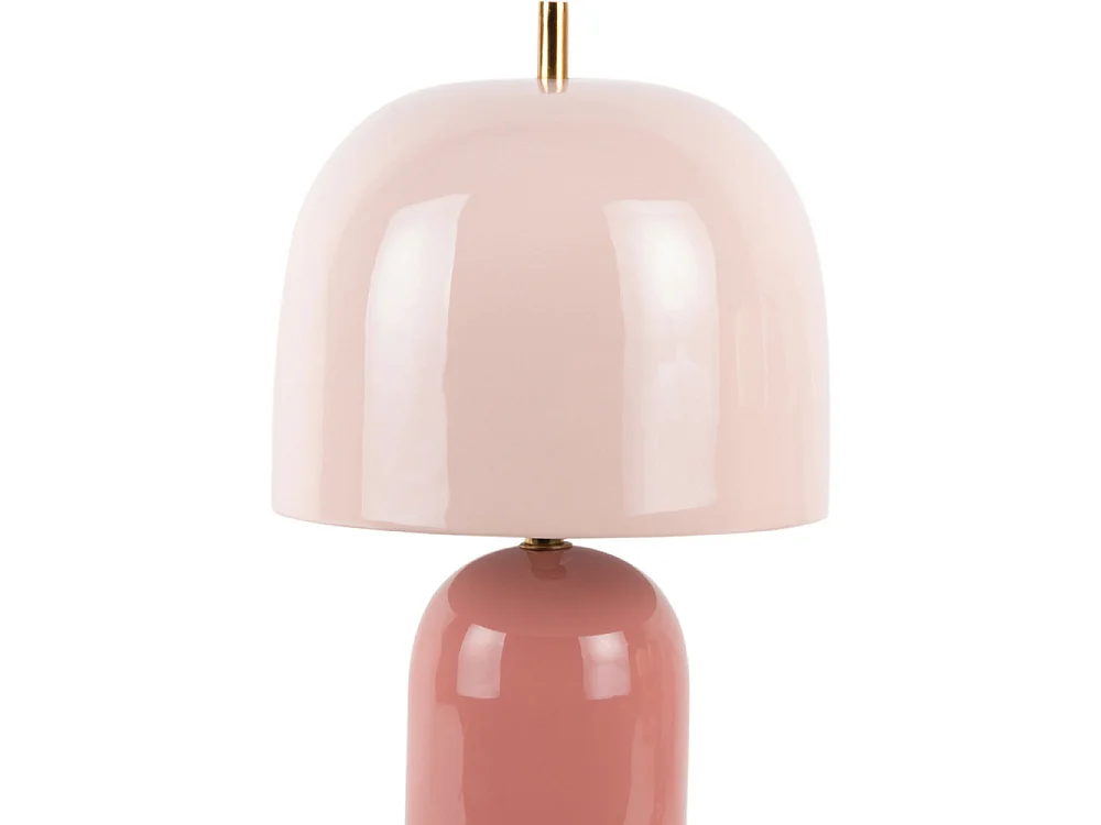 Rico - Lampe à poser en métal - Rose