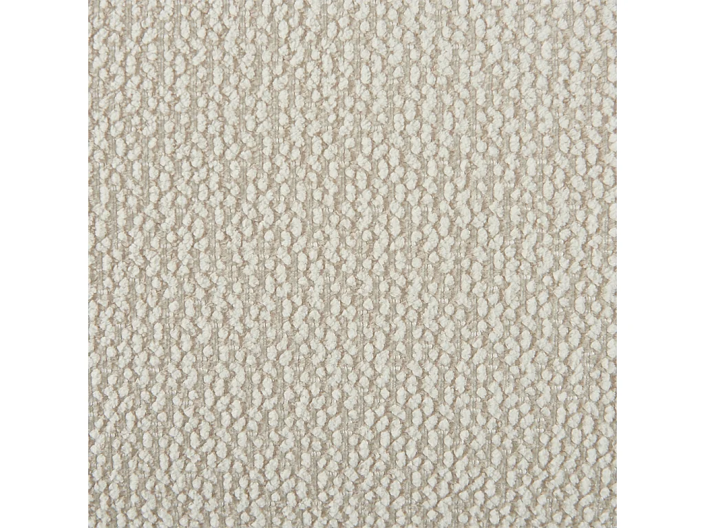 Chauffeuse tissu chenille 1 place crème - Dario