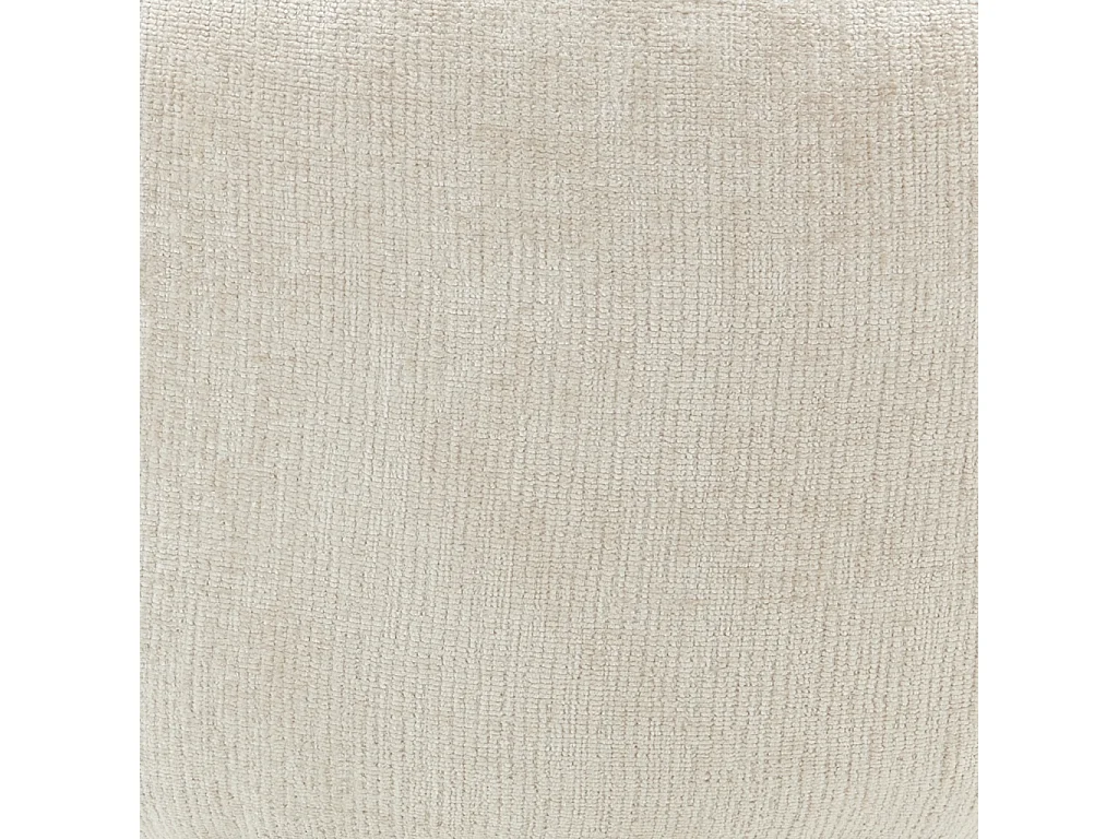 Fauteuil pivotant 180° tissu coton beige - Assia