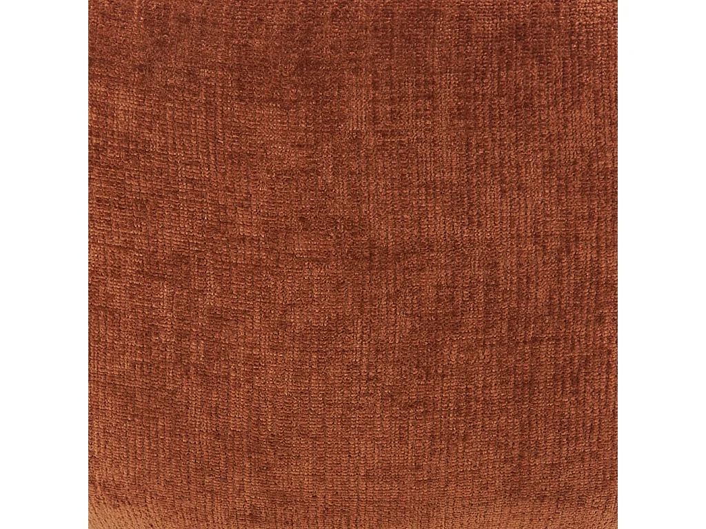 Fauteuil pivotant 180° tissu coton terracotta - Assia
