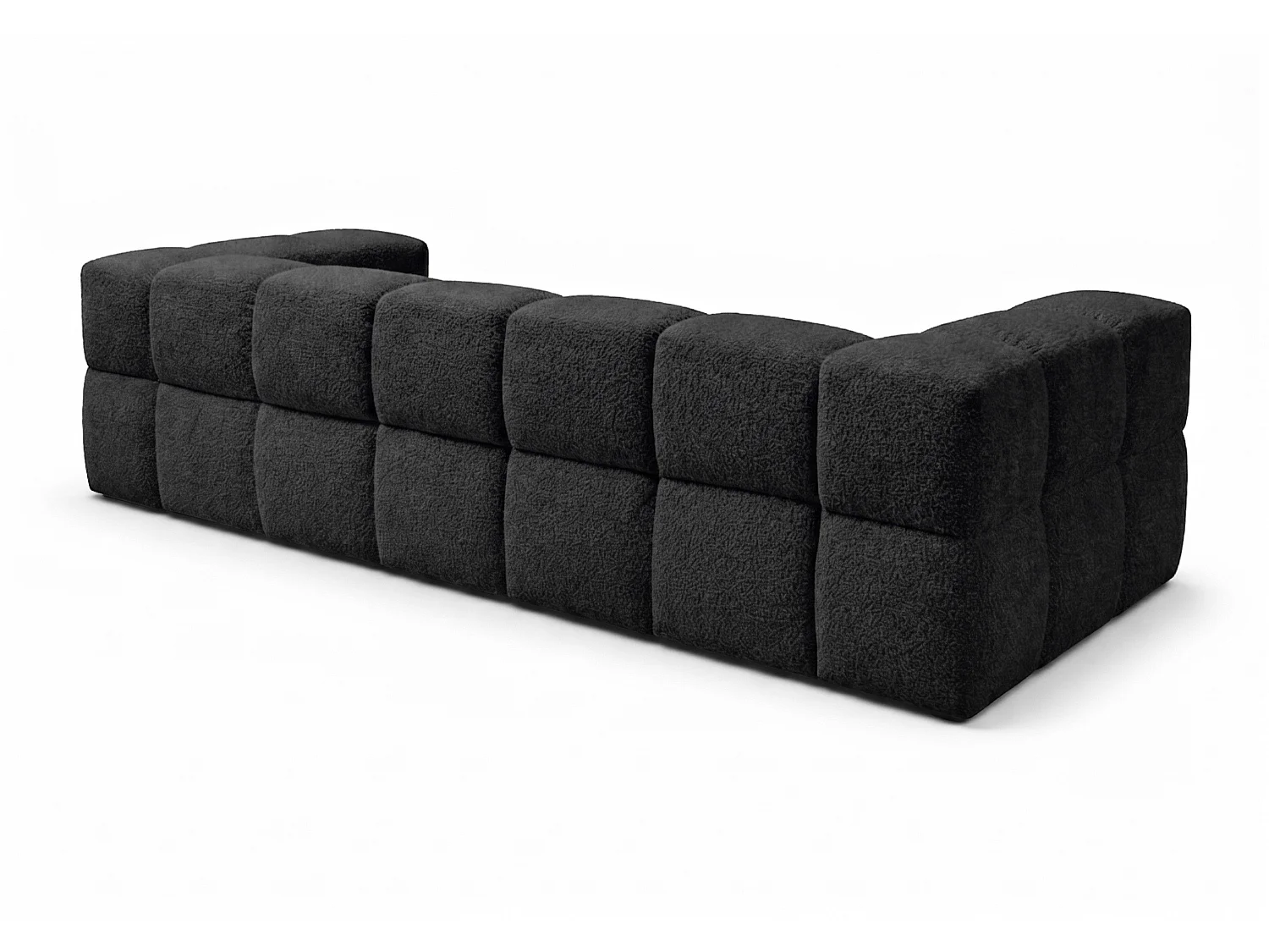 RUBI – sofa 3-osobowa z funkcją spania 150x202 cm, tkanina Anthology 19 szara