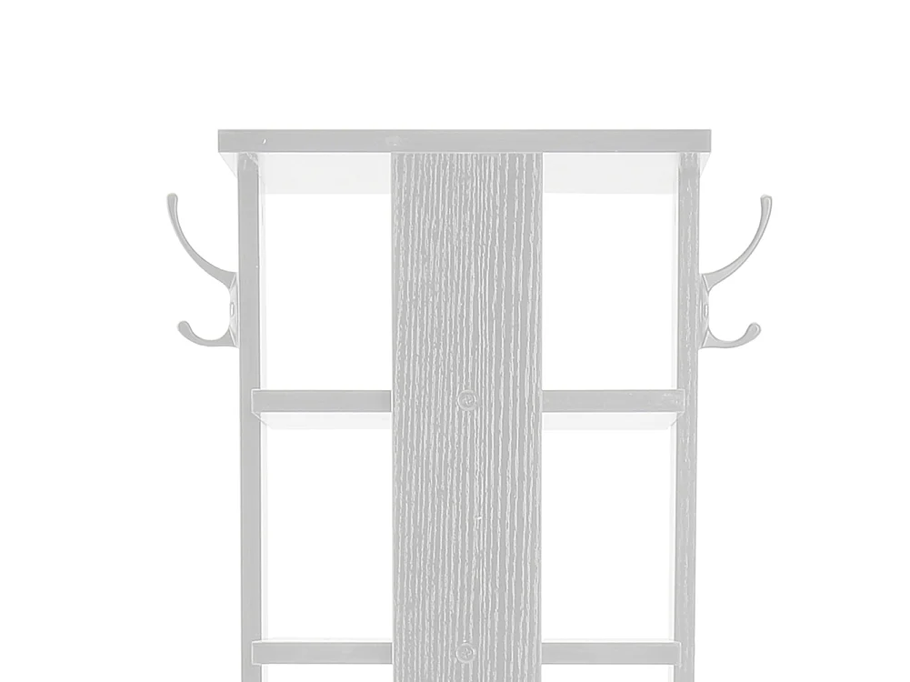 10-Tier Space Saving Freestanding Shoe Rack White