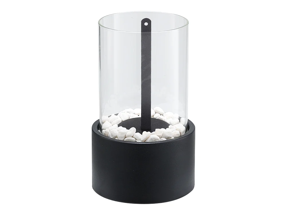 Desktop Ethanol Fireplace with Glass Flame Guard