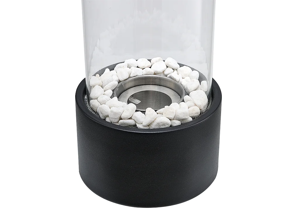 Desktop Ethanol Fireplace with Glass Flame Guard