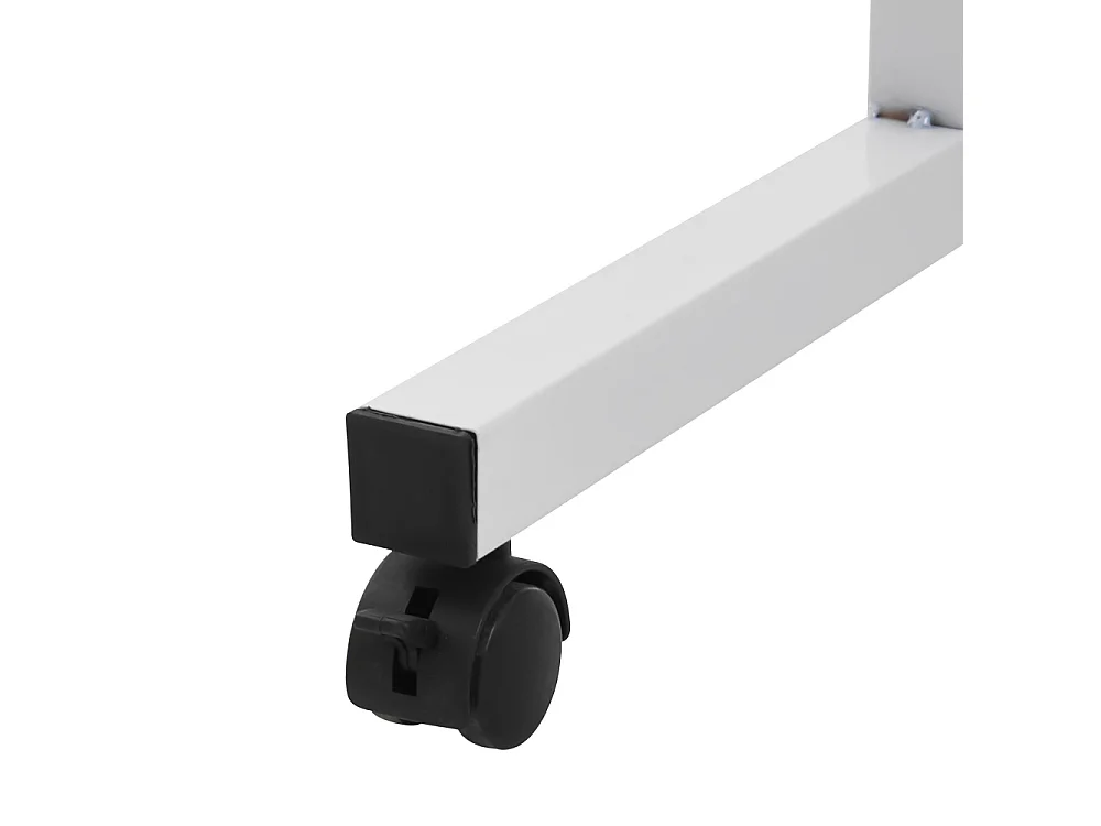 Height Adjustable Mobile Overbed Table - Natural